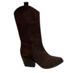 stivale texano in camoscio