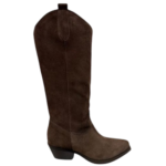 stivale texano in camoscio