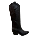 stivale texano in pelle