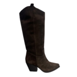 stivale texano in camoscio