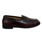 mocassino da donna in pelle con bocca di leone