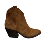 stivaletto texano in camoscio