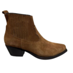 stivaletto texano in camoscio