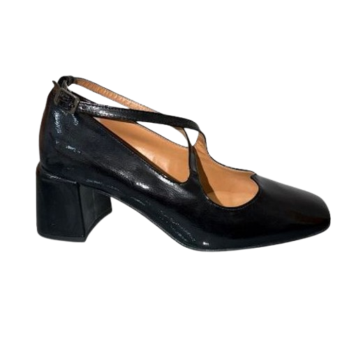 5433-removebg-preview scarpa con tacco mary jane in eco-pelle - immagine 1