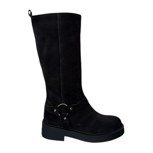 5439_2-removebg-preview stivale biker in camoscio con cavigliera - immagine 1