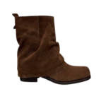stivale biker slouchy in camoscio