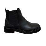 stivaletto in pelle con elastici