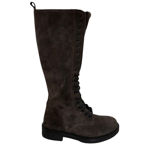 5464C_-removebg-preview stivale biker in camoscio stringato - immagine 1